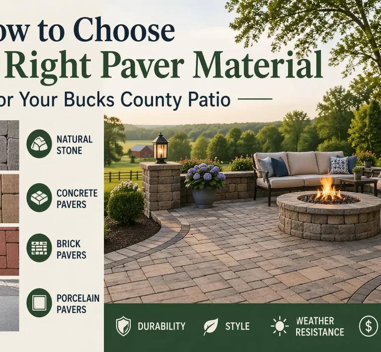 How to Choose the Right Paver Material for Your Bucks County Patio