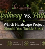 walkway vs patio Bucks County
