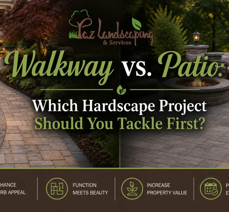 walkway vs patio Bucks County