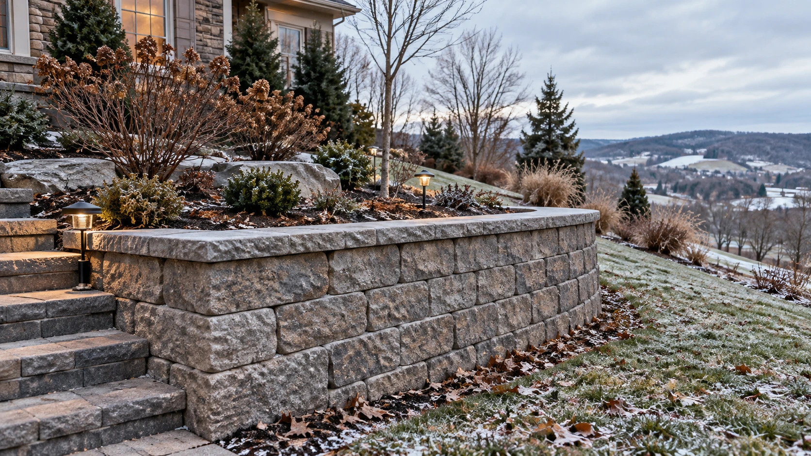 Preparing Your Retaining Wall for Pennsylvania's Freeze-Thaw Season